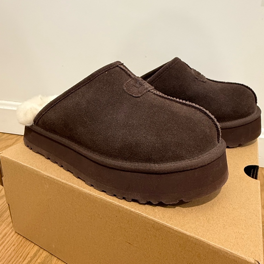 UGG Brown Suede Slippers